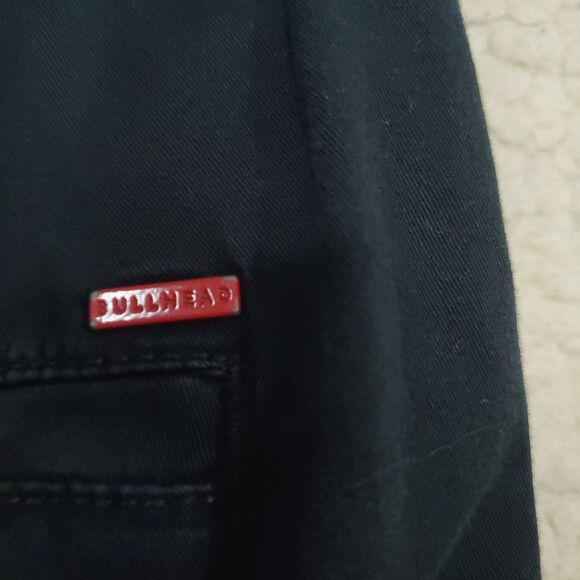 Bullhead Denim Co Women's Size Med Black Drawstring Waist Skinny Jogger Pants - Picture 12 of 16